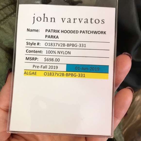 John Varvatos Parka BNWT - Picture 5 of 5
